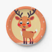 Rudolph Paper Plate Pappteller (Vorderseite)