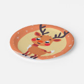 Rudolph Paper Plate Pappteller (Schrägansicht)