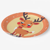 Rudolph Paper Plate Pappteller (Schrägansicht)