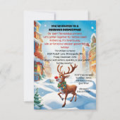 Rudolph Party Einladung (Vorderseite)