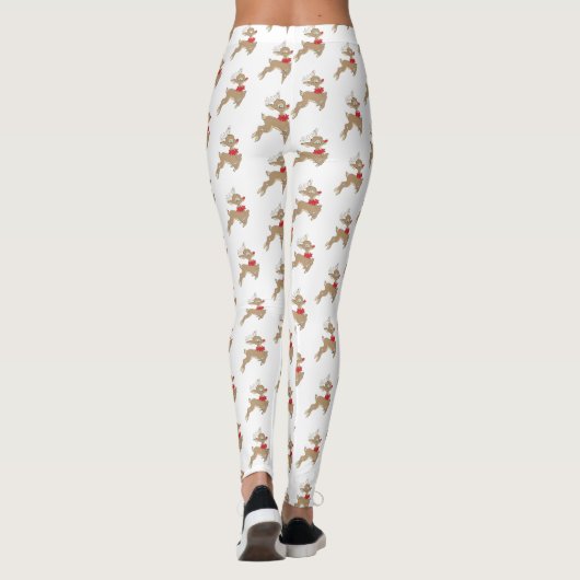Rudolph Pattern Leggings (Rückseite)
