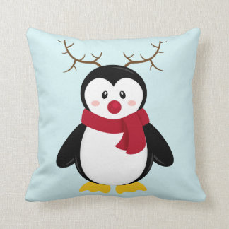 Rudolph-Pinguin-Wurfs-Kissen Kissen