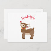 Rudolph Postkarte (Vorne/Hinten)