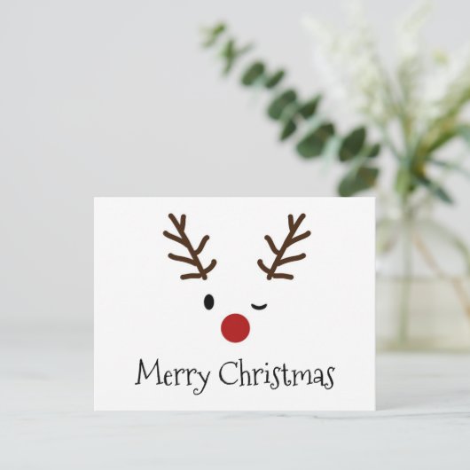 Rudolph Postkarte (Stehend Vorderseite)