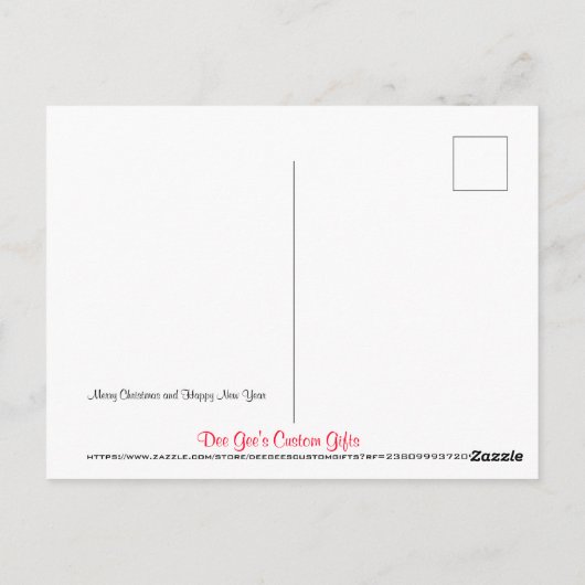 Rudolph Postkarte (Rückseite)