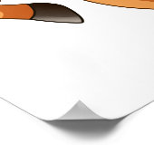 Rudolph Prancing Poster (Ecke)