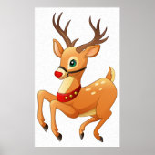 Rudolph Prancing Poster (Vorne)
