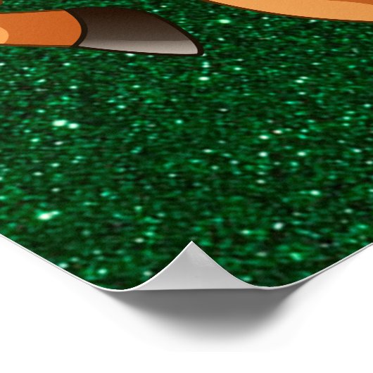 Rudolph Prancing Poster (Ecke)