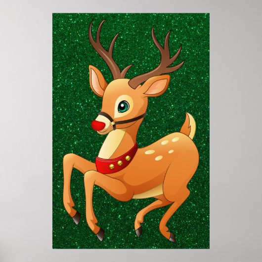 Rudolph Prancing Poster (Vorne)