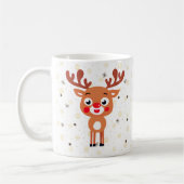Rudolph Red Nose Reindeer Coffee Tasse (Links)