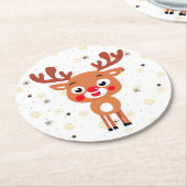 Rudolph Red Nose Reindeer Paper Untersetzer (Angewinkelt)