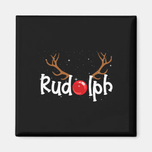 Rudolph Red Nose Rentier Weihnachtsspass 1 Magnet