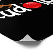 Rudolph Red Nose Rentier Weihnachtsspass 1 Poster (Ecke)