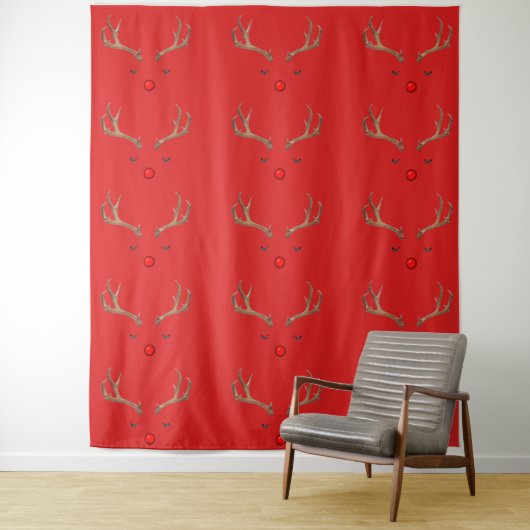 Rudolph Red Tapestry Wandteppich (Beispiel)