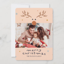 Rudolph Rednose Reindeer Weihnachtsgrüßkarte