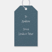 Rudolph Reindeer Geschenkanhänger (Rückseite)