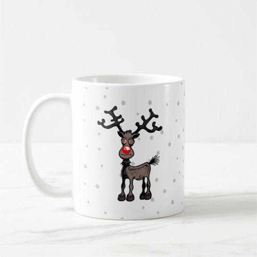 Rudolph Reindeer Kaffeetasse (Links)