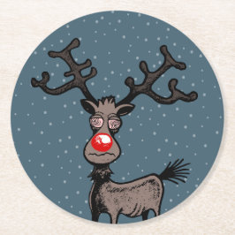 Rudolph Reindeer Paper Untersetzer