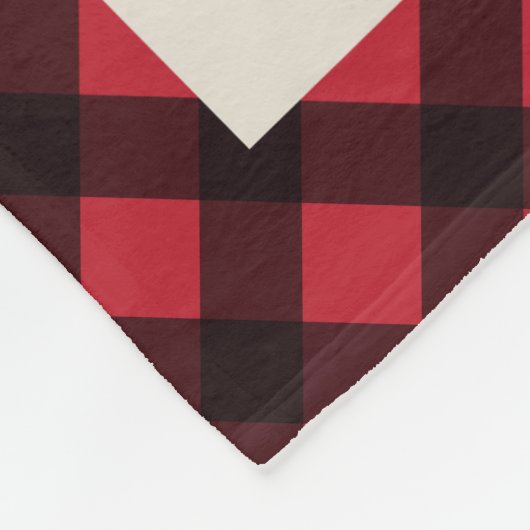 Rudolph Reindeer Personalisiert Fleece Blanket (Ecke)