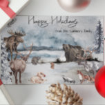 Rudolph Reindeer Woodland Animal Christmas Holiday Feiertagskarte<br><div class="desc">Dieses Design entstand durch digitale Kunst und kann in dem Bereich personalisiert sein, der durch das Ändern des Fotos und/oder Textes zur Verfügung gestellt wird. Oder Sie können es anpassen, indem Sie den Mausklick auswählen, um weitere Optionen anzupassen, um die Farbe des Hintergrunds zu löschen oder zu ändern, Text hinzuzufügen,...</div>