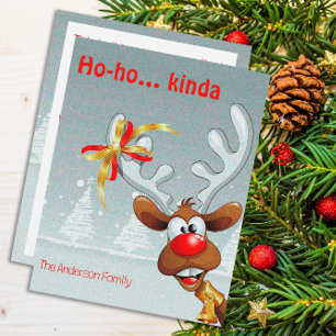 Rudolph Rentier Weihnachtsgrüße Wunsch Postkarte