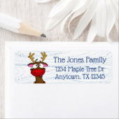 Rudolph, Rücksendeadressen-Aufkleber (Insitu)