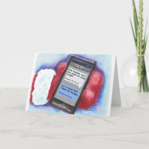 Rudolph sagt ja!Weihnachtskarte Feiertagskarte