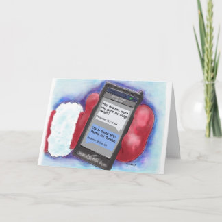 Rudolph sagt ja!Weihnachtskarte Feiertagskarte