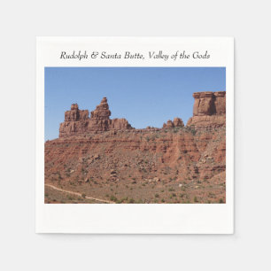Rudolph & Santa Butte, Tal der Götter, Utah Serviette