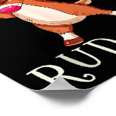 Rudolph Santas Reindeers Family Matching Outfit Ch Poster (Ecke)