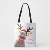 Rudolph-Taschen-Tasche mit frohen Weihnachten Tasche (Vorderseite)