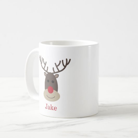 Rudolph Tasse mit Namen Weihnachtsfeiertage (Vorderseite Links)