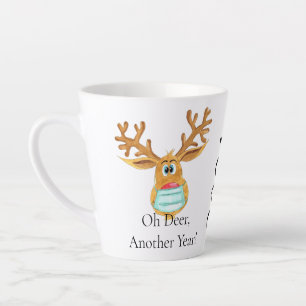Rudolph the Face Masked Reindeer Latte Tasse
