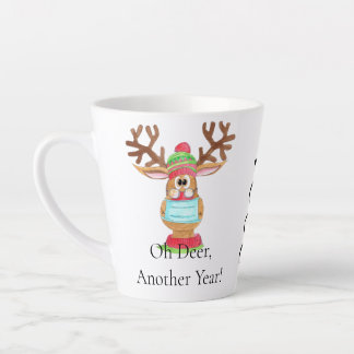 Rudolph the Face Masked Reindeer Latte Tasse