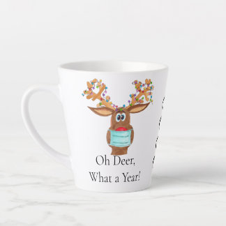 Rudolph the Face Masked Reindeer Milchtasse
