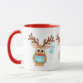 Rudolph the Face Masked Reindeer Tasse (Links)