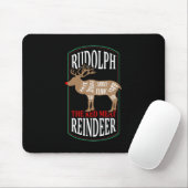 Rudolph The Red Meat Rentier Mousepad (Mit Mouse)