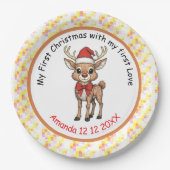 Rudolph the Red Nose Pappteller (Vorderseite)