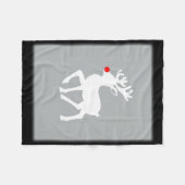 Rudolph The Red Nose Rentier Fleecedecke (Vorderseite (Horizontal))