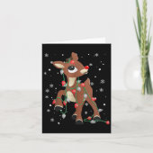 Rudolph the Red Nose Rentier for Kids and Christm Karte (Vorderseite)