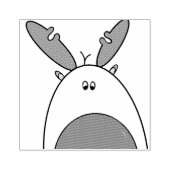 Rudolph the Red Nose Rentier Rubber Briefmarke Gummistempel (Prägung)