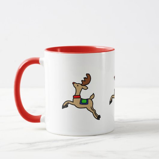 Rudolph the Red Nosed Reindeer Tasse (Links)