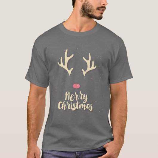 Rudolph the Red-Nosed Rentier Men's T - Shirt (Vorderseite)