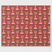 Rudolph the Red-Nosed Rentier Pattern Geschenkpapier (Flach)