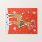 Rudolph The Red Nosed Rentier Puzzle (Horizontal)