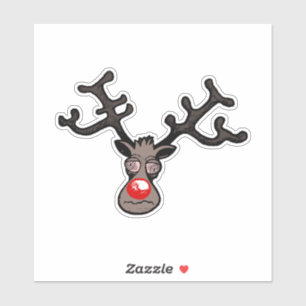 Rudolph the Reindeer Aufkleber