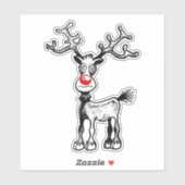 Rudolph the Reindeer Aufkleber (Blatt)