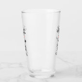 Rudolph the Reindeer on a Glass Tumbler (Links)