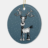 Rudolph the Rentier Christmas Ornaments Keramik Ornament (Links)