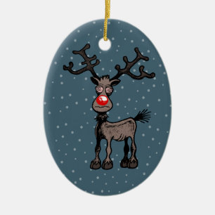 Rudolph the Rentier Christmas Ornaments Keramik Ornament